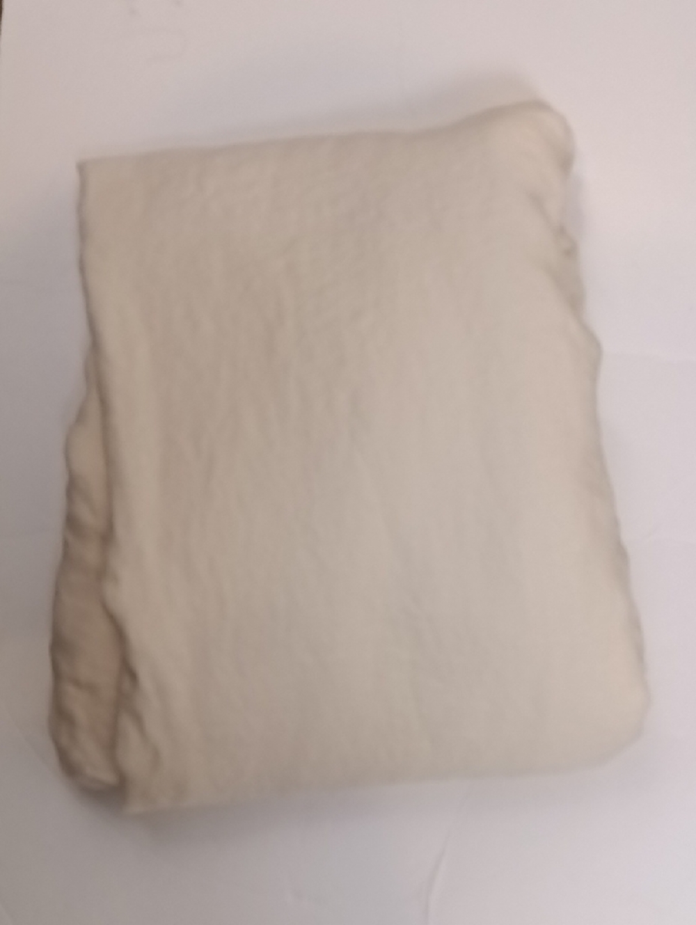 10% Linen Eileen Fisher Home X Garnet Hill King Fitted Sheet Ecru